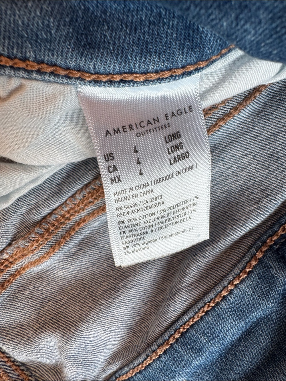 American Eagle Outfitters Ne(x)t Level Stretch Hi-Rise Jegging - Picture 4 of 4
